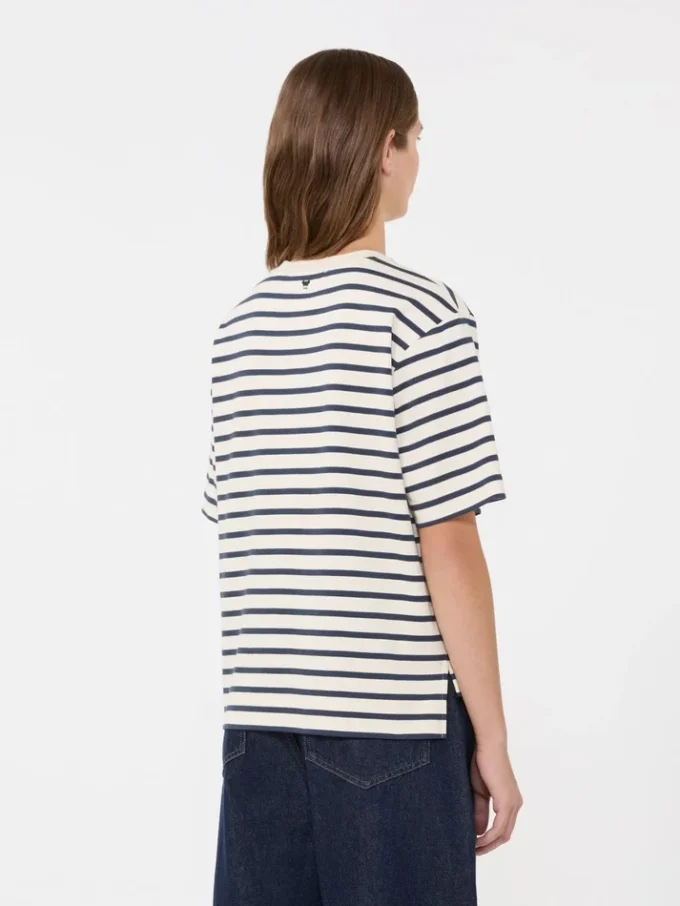 T-Shirt aus Baumwolljersey, Ecru T-Shirt aus Baumwolljersey, Ecru