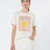 T-Shirt aus Baumwolljersey, Ecru T-Shirt aus Baumwolljersey, Ecru
