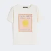 T-Shirt aus Baumwolljersey, Ecru T-Shirt aus Baumwolljersey, Ecru