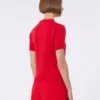 T-Shirt aus Woll- und Kaschmirstrick, rot T-Shirt aus Woll- und Kaschmirstrick, rot