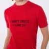 T-Shirt aus Woll- und Kaschmirstrick, rot T-Shirt aus Woll- und Kaschmirstrick, rot