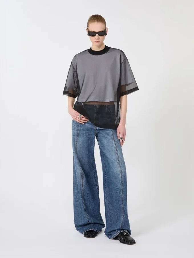 T-Shirt mit Baumwollüberzug, optisches Weiß T-Shirt mit Baumwollüberzug, optisches Weiß