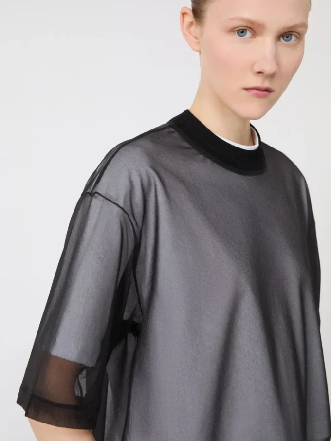 T-Shirt mit Baumwollüberzug, optisches Weiß T-Shirt mit Baumwollüberzug, optisches Weiß