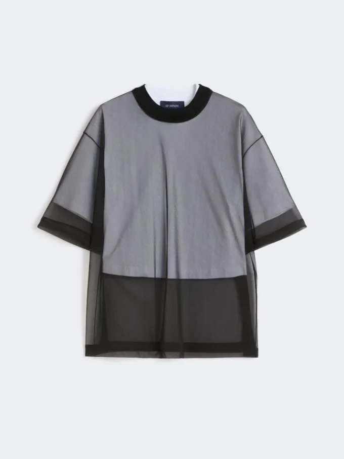 T-Shirt mit Baumwollüberzug, optisches Weiß T-Shirt mit Baumwollüberzug, optisches Weiß