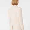 Taillierter Blazer aus Wollkrepp, rosa Taillierter Blazer aus Wollkrepp, rosa