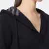 Taillierter Wollpullover, marineblau Taillierter Wollpullover, marineblau