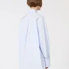 Tunika im Kimono-Stil aus Popeline, Avio Tunika im Kimono-Stil aus Popeline, Avio