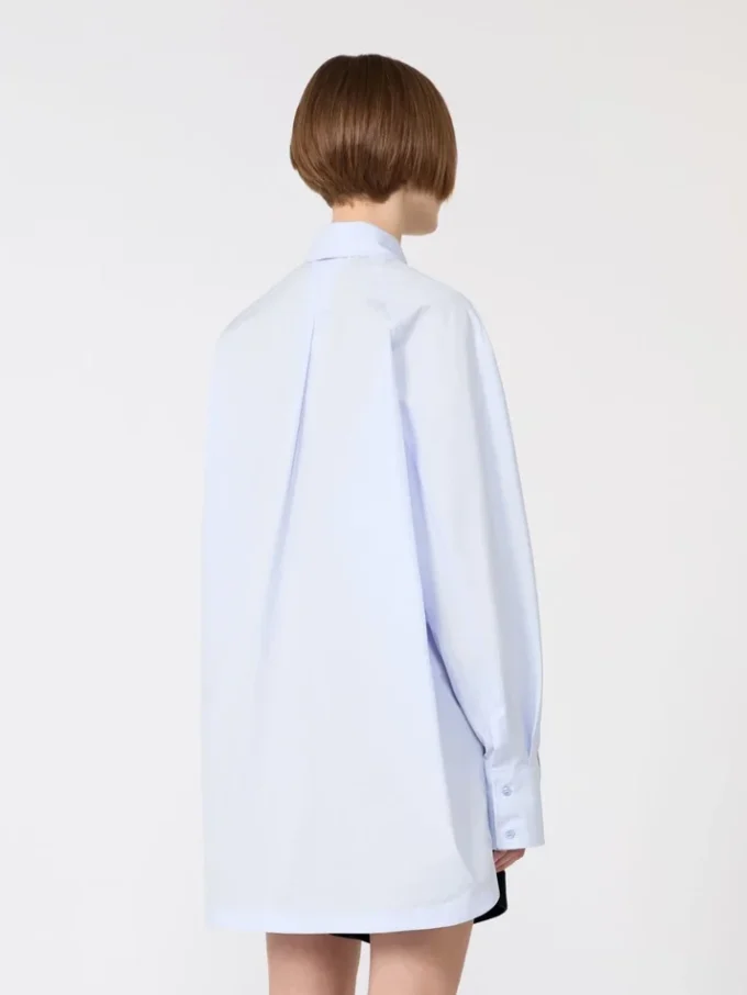 Tunika im Kimono-Stil aus Popeline, Avio Tunika im Kimono-Stil aus Popeline, Avio