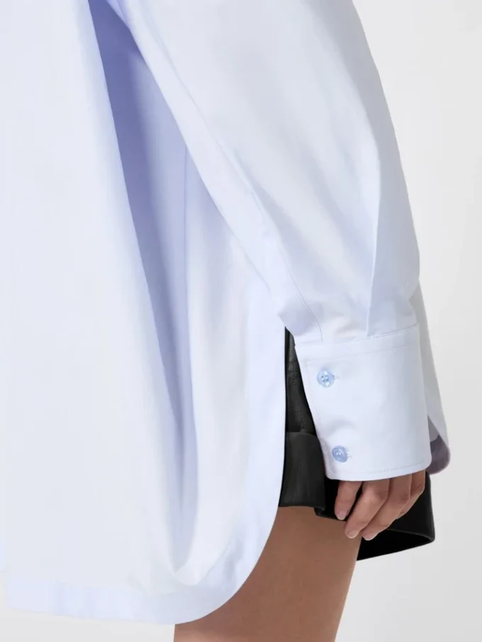 Tunika im Kimono-Stil aus Popeline, Avio Tunika im Kimono-Stil aus Popeline, Avio