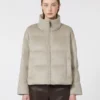 Wasserabweisende Canvas- und Kamelhaardunjacke, sandfarben Wasserabweisende Canvas- und Kamelhaardunjacke, sandfarben