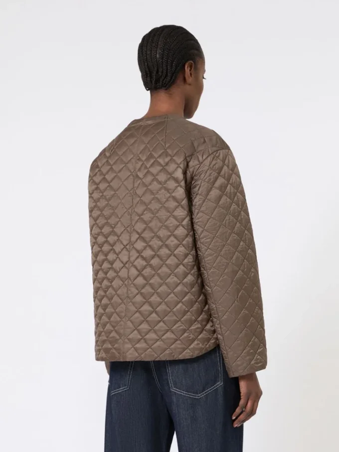 Wasserabweisende, wattierte Jacke aus Canvas, haselnussbraun Wasserabweisende, wattierte Jacke aus Canvas, haselnussbraun