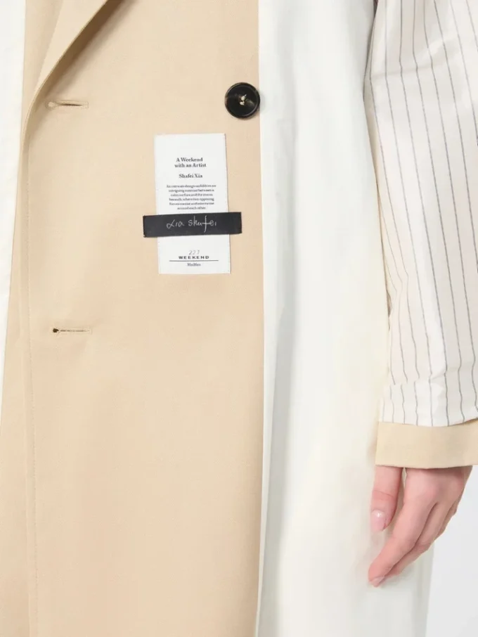 Wasserabweisender Gabardine-Trenchcoat mit Print, Pflaume Wasserabweisender Gabardine-Trenchcoat mit Print, Pflaume