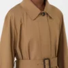 Wasserabweisender Trenchcoat aus Baumwollmischung, braun Wasserabweisender Trenchcoat aus Baumwollmischung, braun