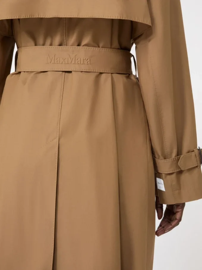 Wasserabweisender Trenchcoat aus Baumwollmischung, braun Wasserabweisender Trenchcoat aus Baumwollmischung, braun