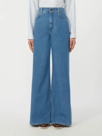 Weiche Jeans aus Baumwoll-Denim, marineblau
