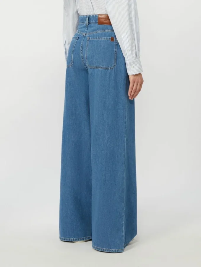 Weiche Jeans aus Baumwoll-Denim, marineblau Weiche Jeans aus Baumwoll-Denim, marineblau