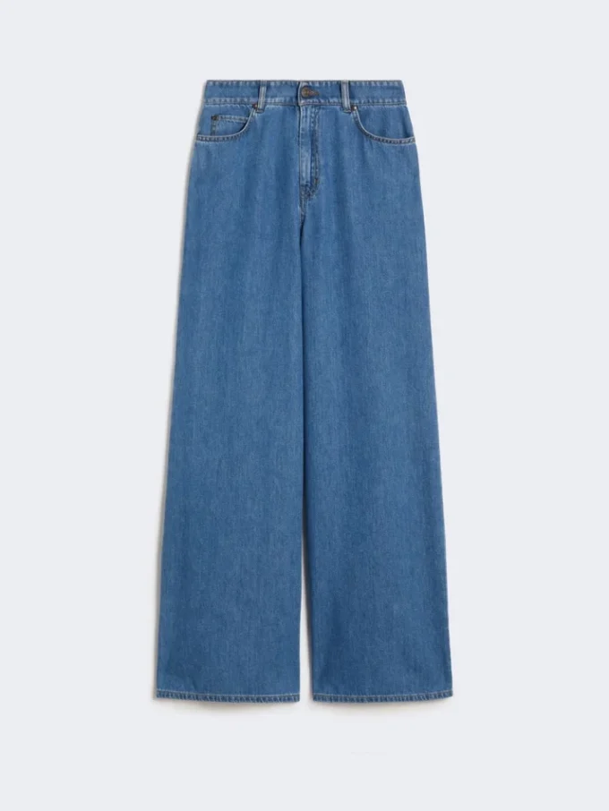 Weiche Jeans aus Baumwoll-Denim, marineblau Weiche Jeans aus Baumwoll-Denim, marineblau