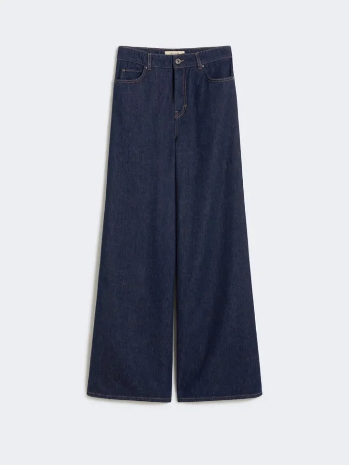 Weiche Jeans aus Baumwoll-Denim, marineblau Weiche Jeans aus Baumwoll-Denim, marineblau