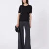 Weiche Jeans aus Baumwoll-Denim, schwarz Weiche Jeans aus Baumwoll-Denim, schwarz