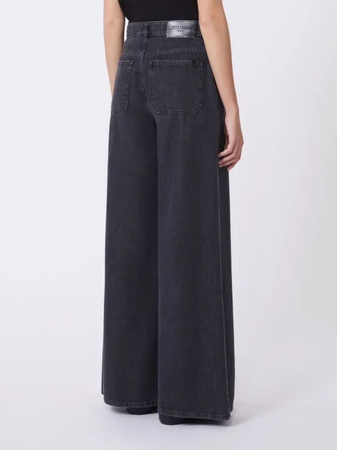 Weiche Jeans aus Baumwoll-Denim, schwarz Weiche Jeans aus Baumwoll-Denim, schwarz