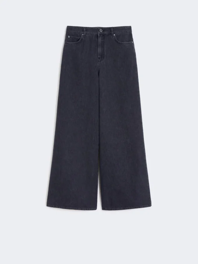 Weiche Jeans aus Baumwoll-Denim, schwarz Weiche Jeans aus Baumwoll-Denim, schwarz