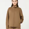 Weiche Scuba-Jersey-Jacke, braun Weiche Scuba-Jersey-Jacke, braun