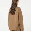 Weiche Scuba-Jersey-Jacke, braun Weiche Scuba-Jersey-Jacke, braun