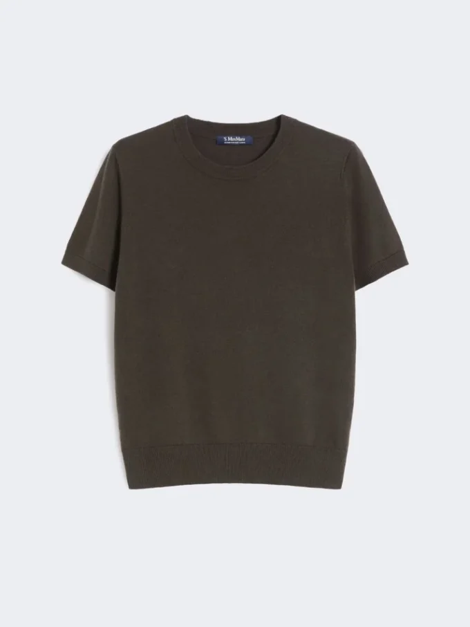Weicher Wollpullover, dunkelgrün