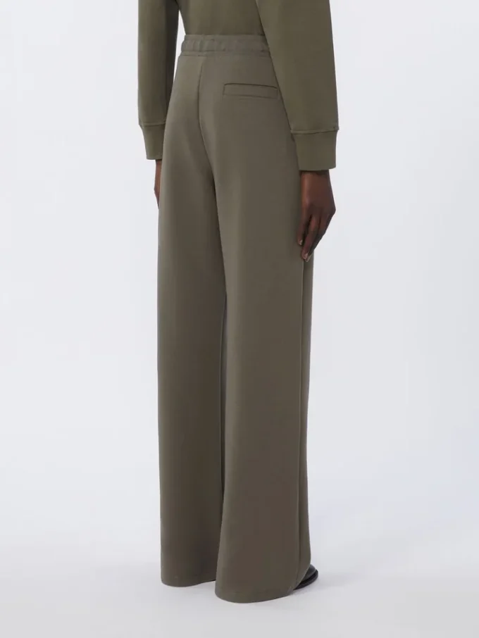 Weit geschnittene Jerseyhose, khaki Weit geschnittene Jerseyhose, khaki