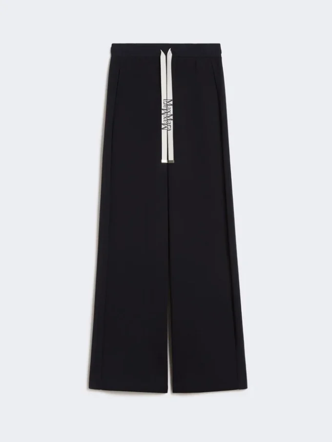 Weit geschnittene Jerseyhose, ultramarinblau Weit geschnittene Jerseyhose, ultramarinblau