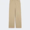 Weite Hose aus Baumwollsatin, im Kolonialstil Weite Hose aus Baumwollsatin, im Kolonialstil