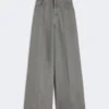 Weite Jeanshose, schwarz Weite Jeanshose, schwarz