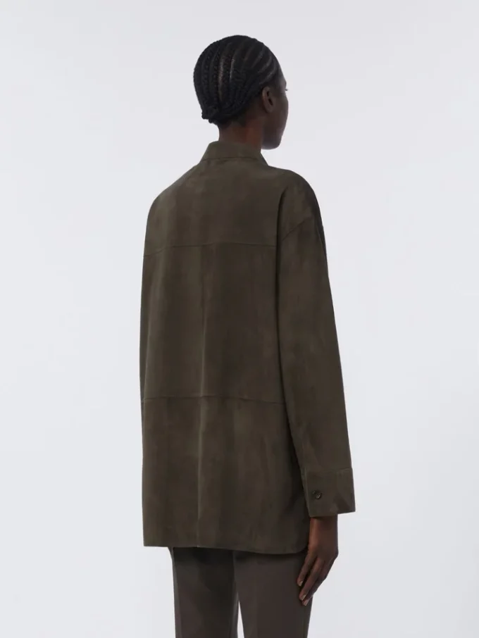 Weldon-Jacke aus Wildleder, grün Weldon-Jacke aus Wildleder, grün