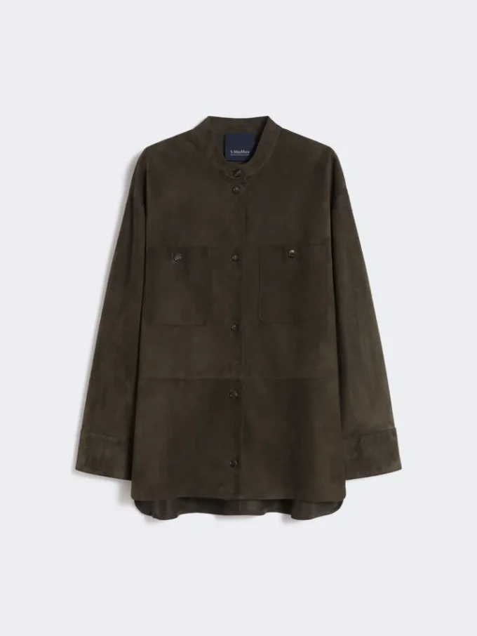 Weldon-Jacke aus Wildleder, grün Weldon-Jacke aus Wildleder, grün