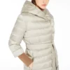 Wendbare Daunenjacke aus wasserabweisendem Satin, leicht