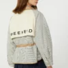 Wendbare, wattierte Jacke aus wasserabweisendem Canvas, haselnussbraun Wendbare, wattierte Jacke aus wasserabweisendem Canvas, haselnussbraun