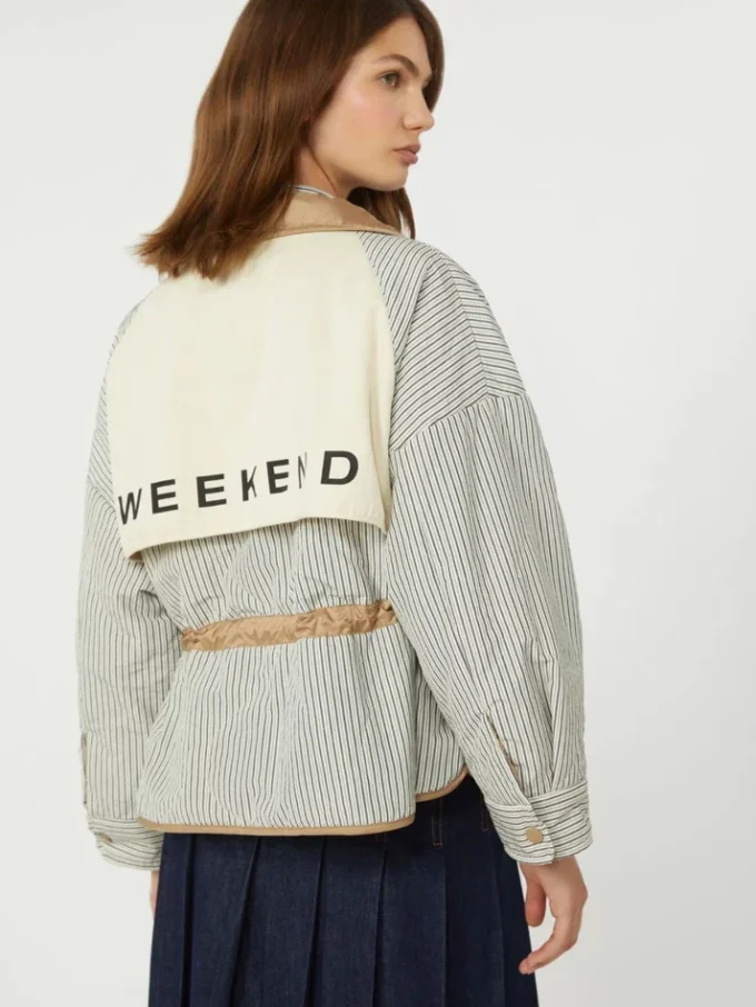 Wendbare, wattierte Jacke aus wasserabweisendem Canvas, haselnussbraun Wendbare, wattierte Jacke aus wasserabweisendem Canvas, haselnussbraun