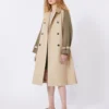 Wendbarer, wasserabweisender Gabardine-Trenchcoat, beige Wendbarer, wasserabweisender Gabardine-Trenchcoat, beige