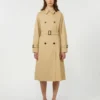 Wendbarer, wasserabweisender Gabardine-Trenchcoat, beige Wendbarer, wasserabweisender Gabardine-Trenchcoat, beige