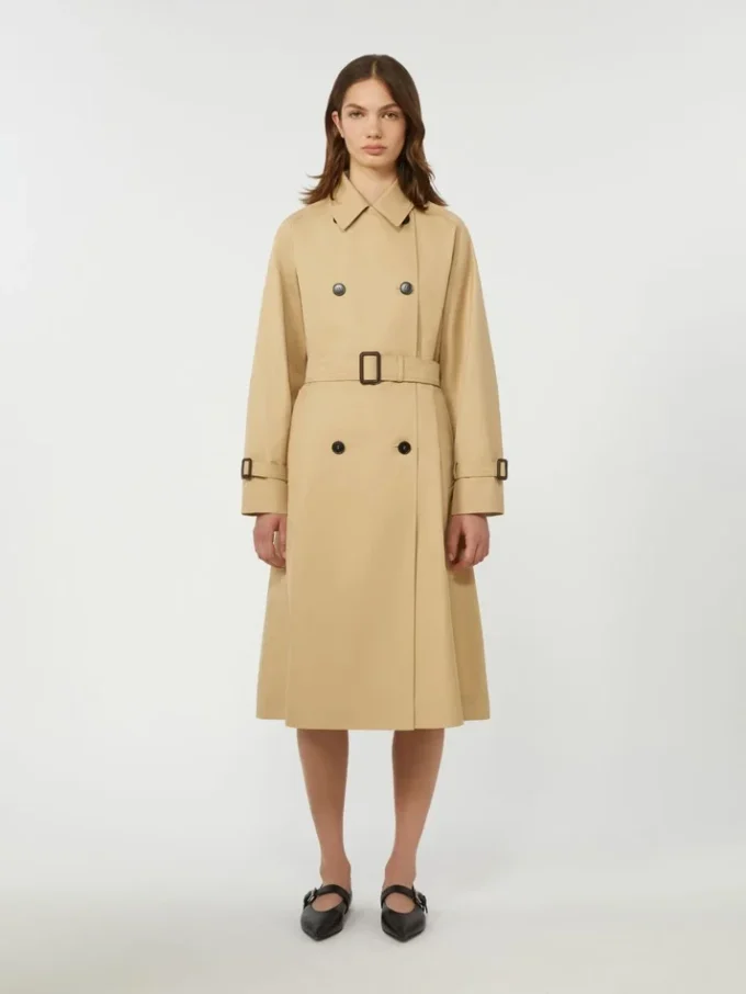 Wendbarer, wasserabweisender Gabardine-Trenchcoat, beige Wendbarer, wasserabweisender Gabardine-Trenchcoat, beige