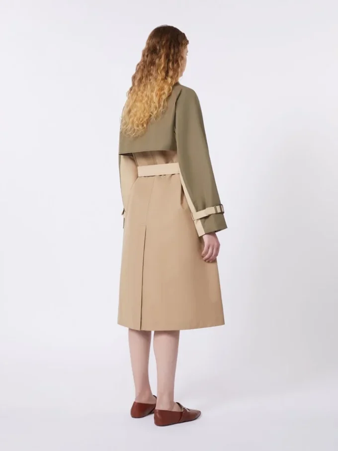 Wendbarer, wasserabweisender Gabardine-Trenchcoat, beige Wendbarer, wasserabweisender Gabardine-Trenchcoat, beige