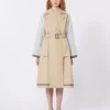 Wendbarer, wasserabweisender Gabardine-Trenchcoat, beige Wendbarer, wasserabweisender Gabardine-Trenchcoat, beige