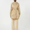 Wendbarer, wattierter Parka aus wasserabweisendem Canvas, beige Wendbarer, wattierter Parka aus wasserabweisendem Canvas, beige