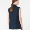 Weste aus Leinen im Korbgeflecht-Design, mitternachtsblau Weste aus Leinen im Korbgeflecht-Design, mitternachtsblau