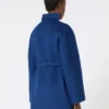 Wickelmantel in Camel, China-Blau Wickelmantel in Camel, China-Blau