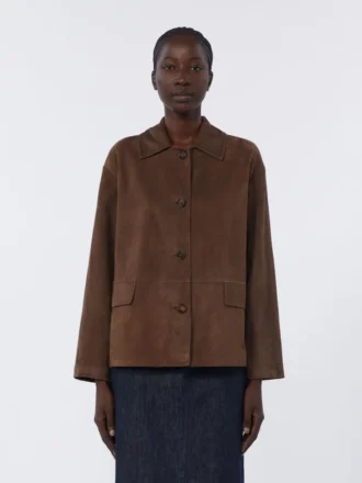 Wildlederjacke, braun