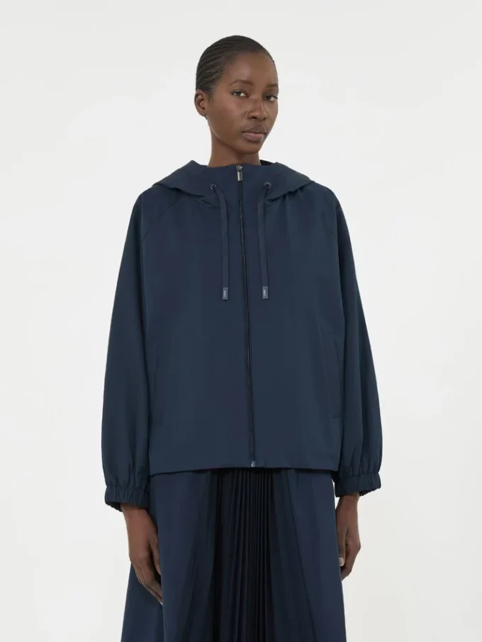 Windjacke aus Funktionsstoff, marineblau Windjacke aus Funktionsstoff, marineblau