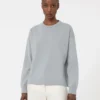 Woll- und Kaschmirpullover in Boxy-Passform, hellblau Woll- und Kaschmirpullover in Boxy-Passform, hellblau