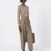 Wollcardigan mit Pailletten, braun Wollcardigan mit Pailletten, braun