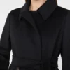 Wollmantel, schwarz Wollmantel, schwarz